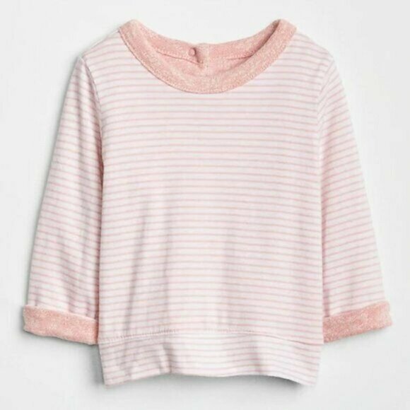 NWT Baby Reversible Pullover Sweatshirt 0-3m - Picture 1 of 2